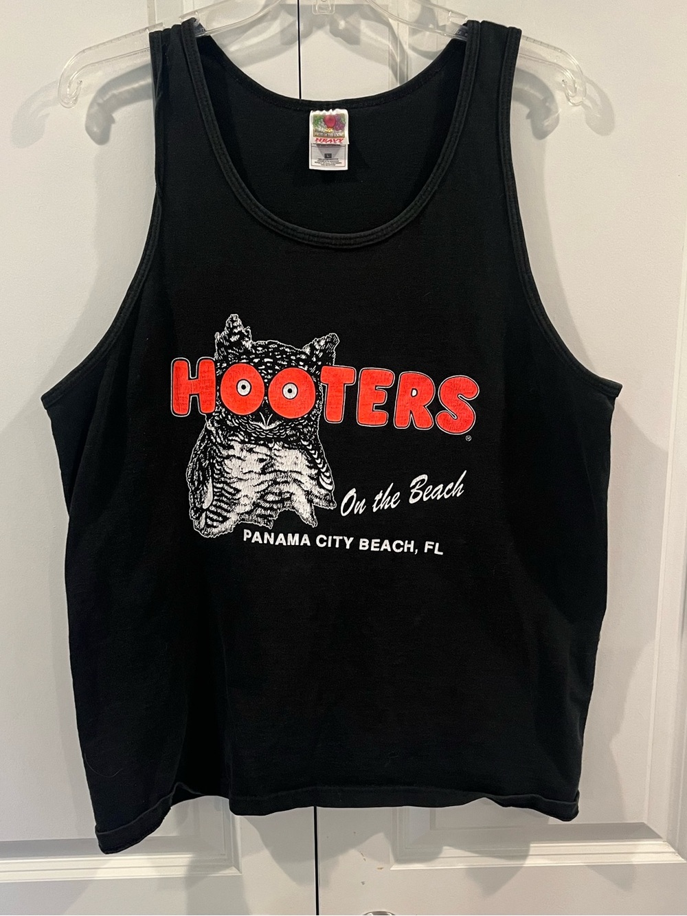 Vintage Hooters Tshirt Tank On the Beach Panama City beach PCB large cotton